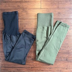 Maternity Leggings - Lot of two pair